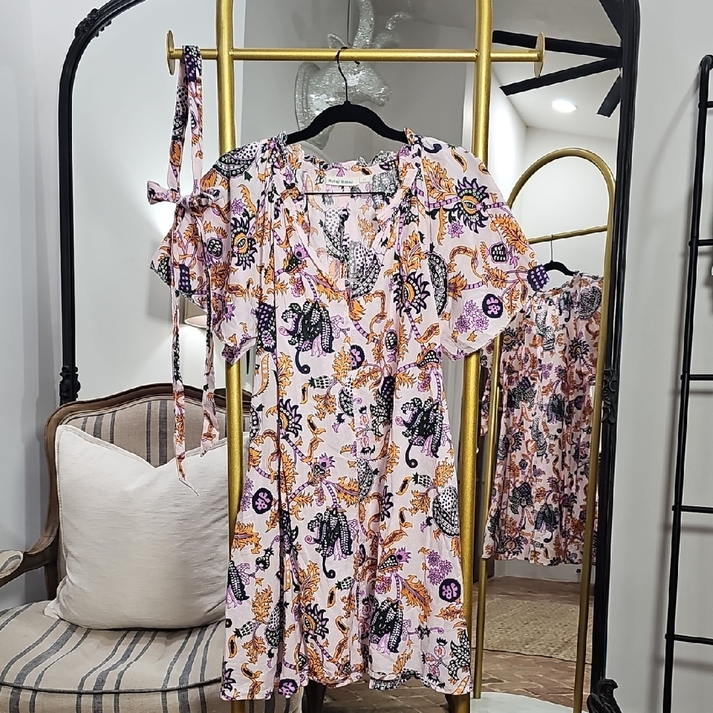 Roller Rabbit Multicolor Floral Dress - Picture 6 of 8